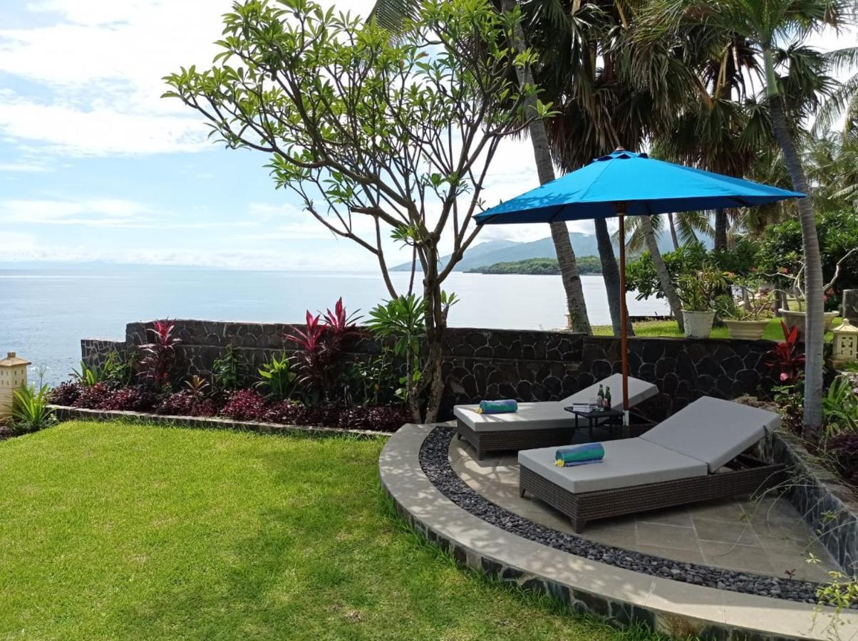 Absolute Beachfront, Paradise, 3Br Villa With Private Pool On 1200M2 Of Tropical Land Tulamben Zewnętrze zdjęcie