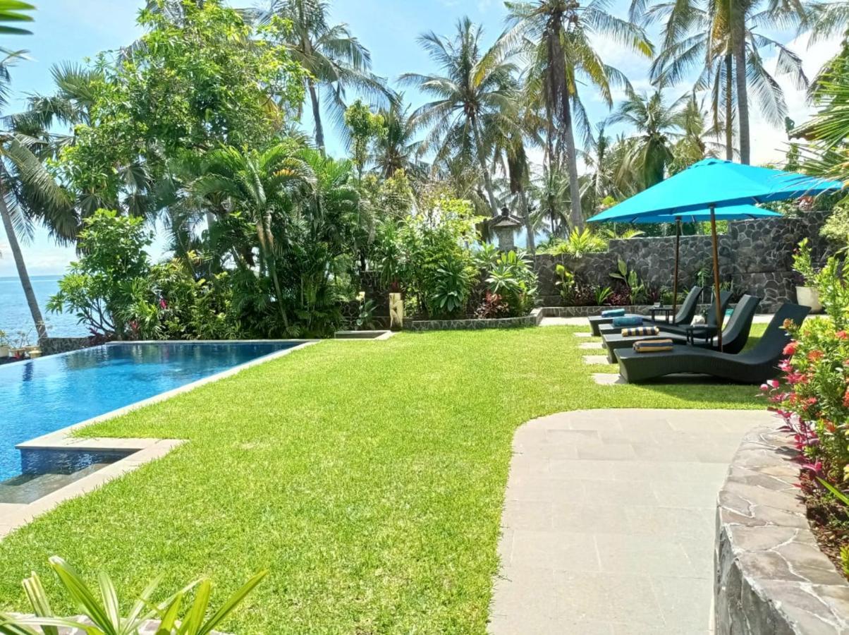 Absolute Beachfront, Paradise, 3Br Villa With Private Pool On 1200M2 Of Tropical Land Tulamben Zewnętrze zdjęcie