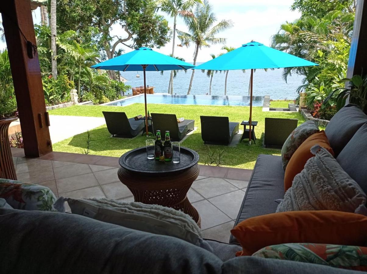 Absolute Beachfront, Paradise, 3Br Villa With Private Pool On 1200M2 Of Tropical Land Tulamben Zewnętrze zdjęcie